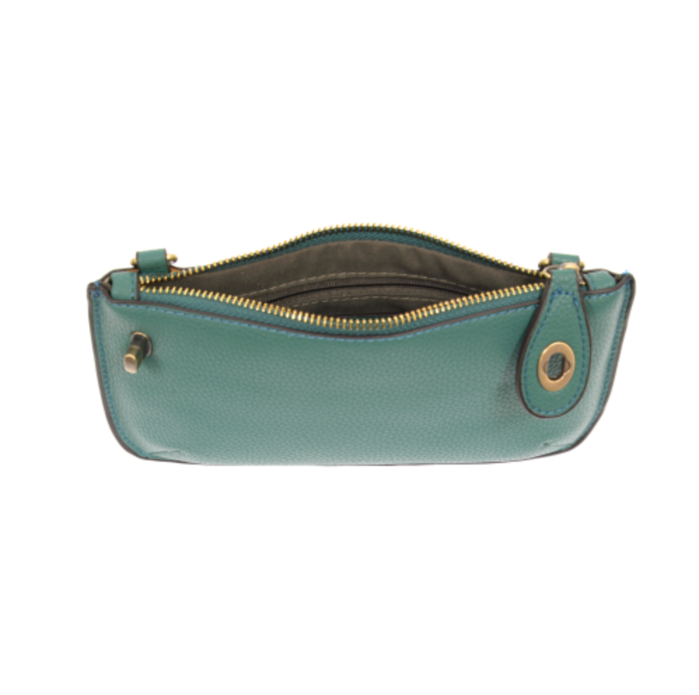 Mini Crossbody Wristlet Clutch - Ultramarine Green
