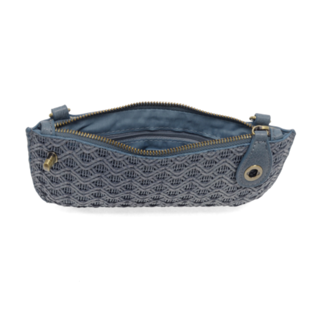 Lattice Clutch - Denim