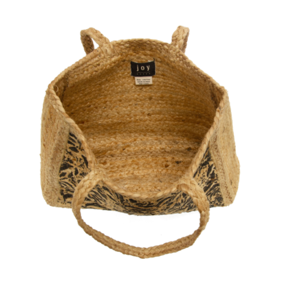Lily Jute Tote Bag