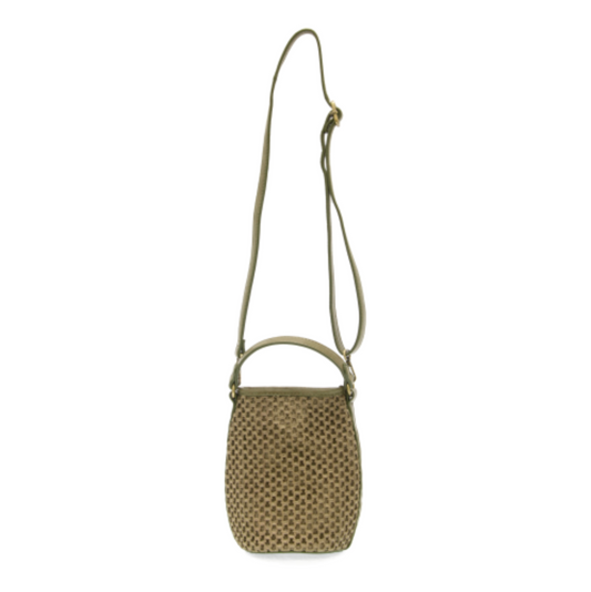 Kaia Woven Bucket Bag