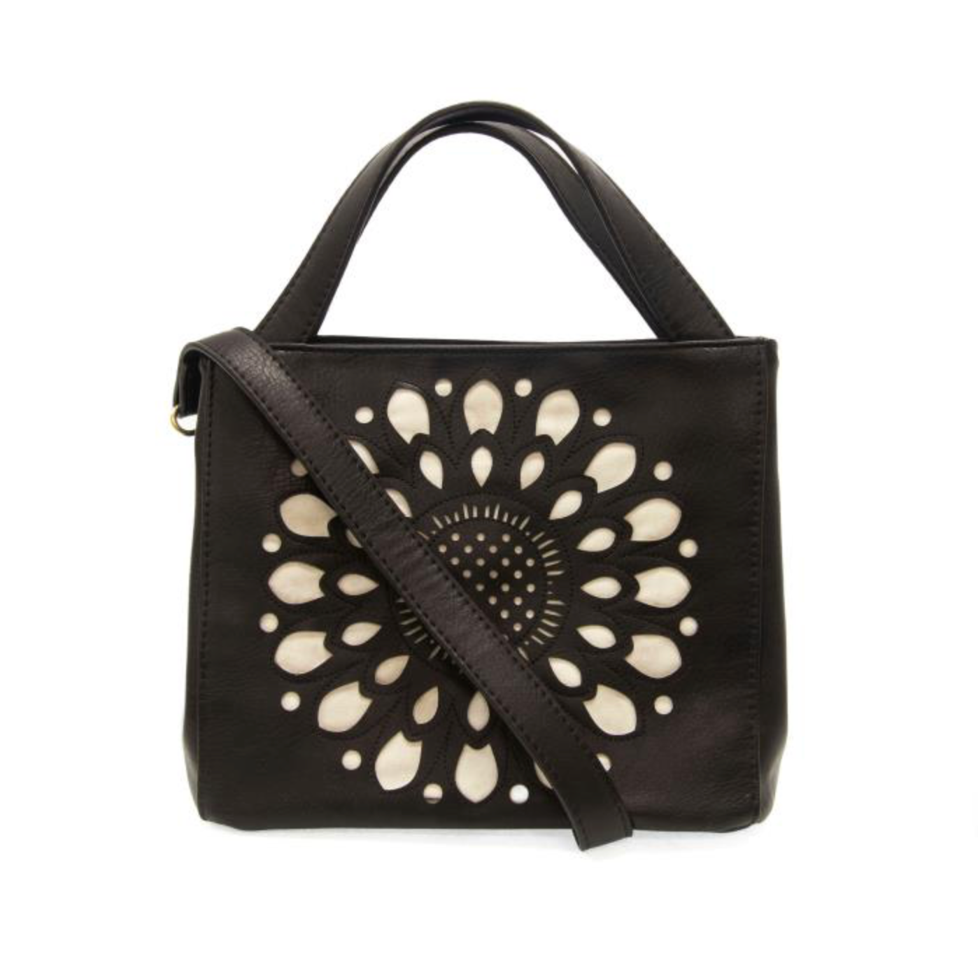 Daisy Satchel Tote - Black