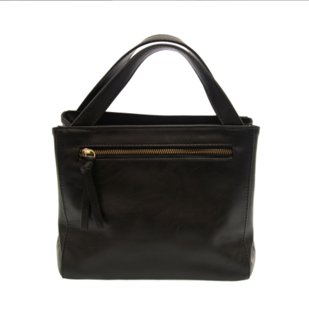 Daisy Satchel Tote - Black