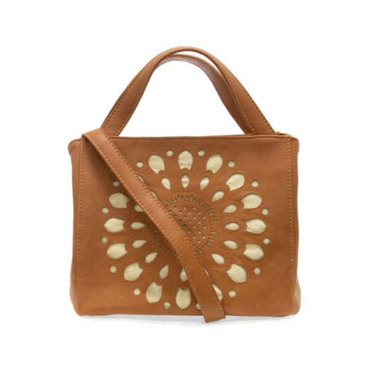 Daisy Satchel Tote - Hazelnut