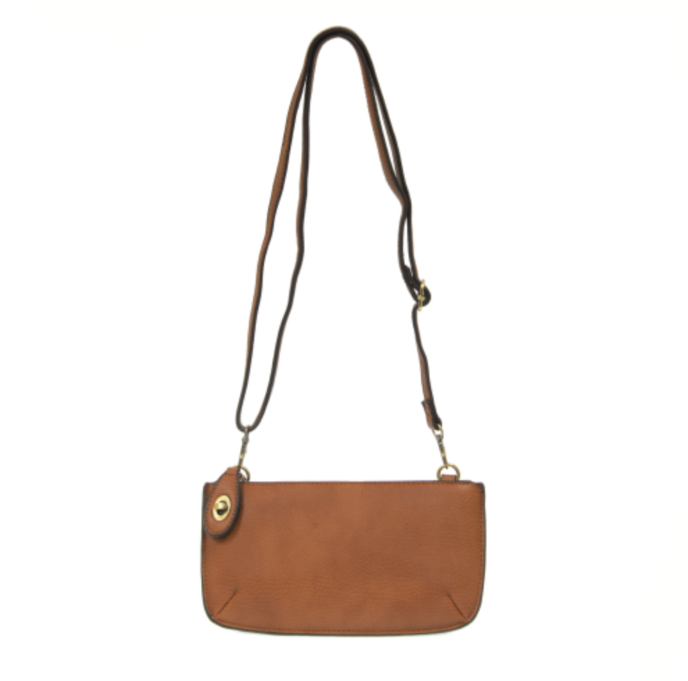 Mini Crossbody Wristlet Clutch - Cedar