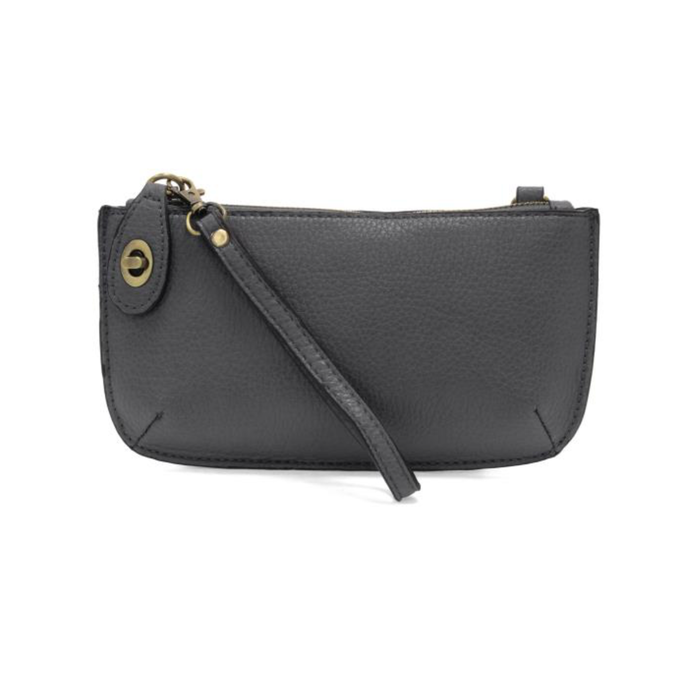 Mini Crossbody Wristlet Clutch - Shadow Grey