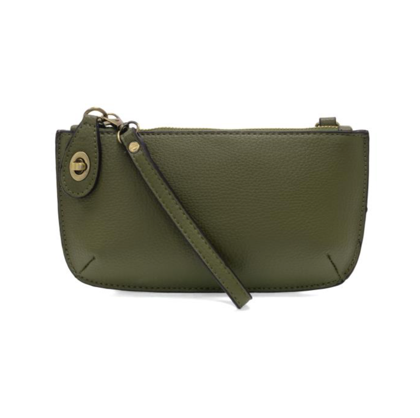 Mini Crossbody Wristlet Clutch - Olive
