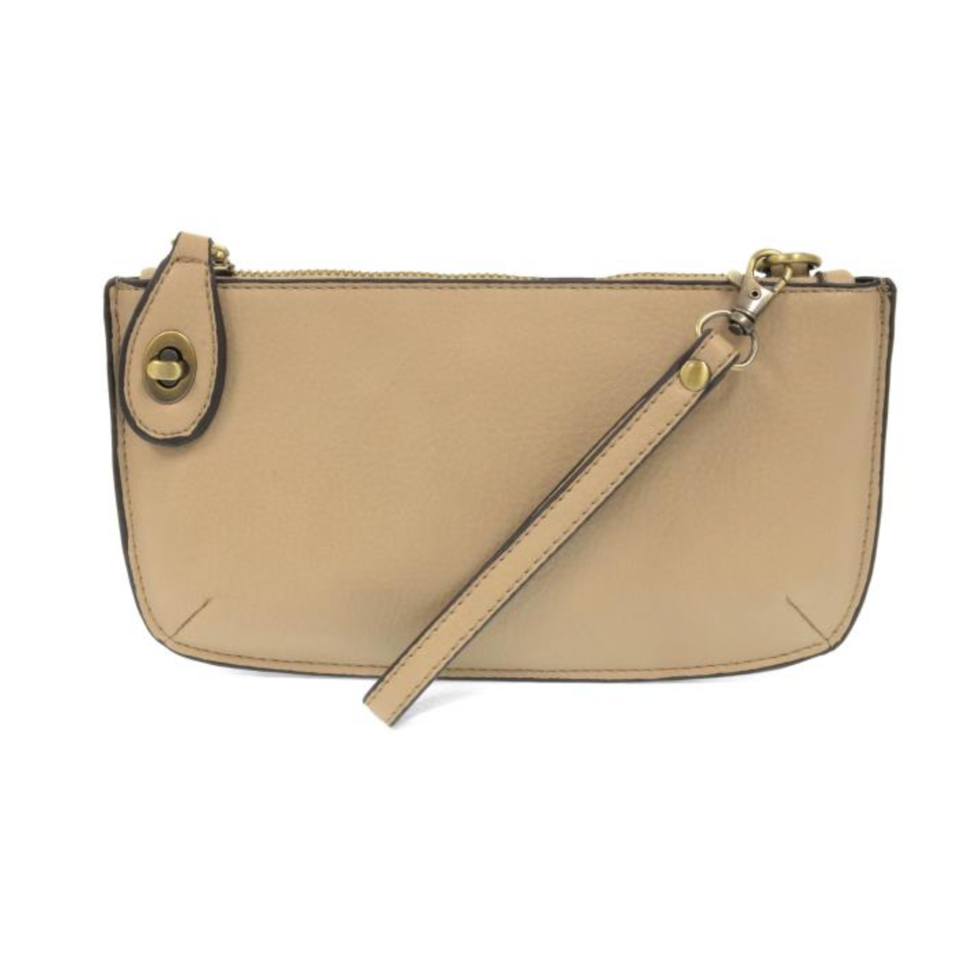 Mini Crossbody Wristlet Clutch - Beech Wood