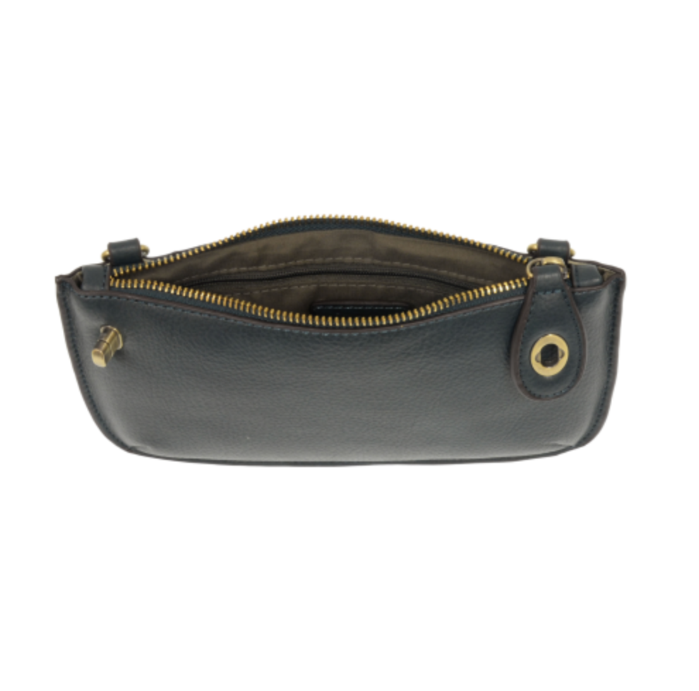 Mini Crossbody Wristlet Clutch - Dark Teal