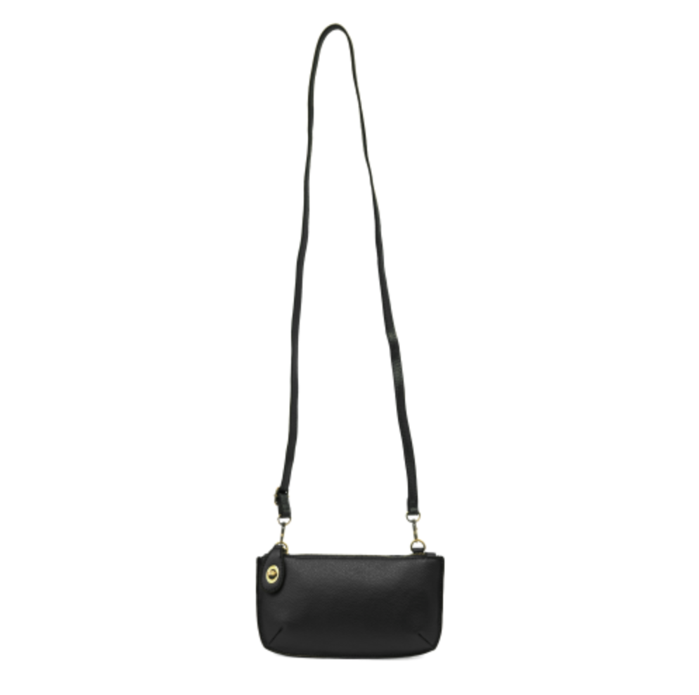 Mini Crossbody Wristlet Clutch - Black