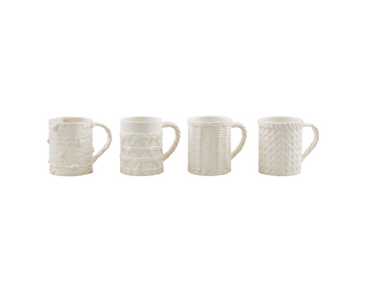 Woven Stoneware Mug