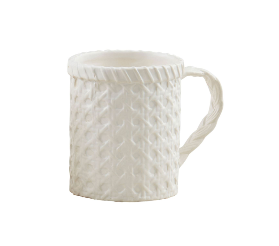 Woven Stoneware Mug