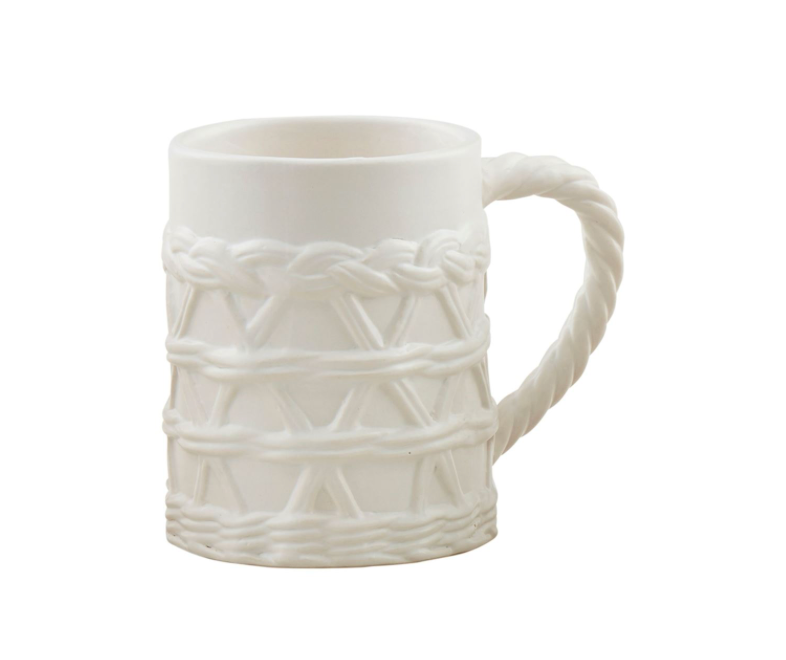 Woven Stoneware Mug