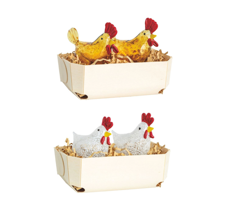 Tortoise Chicken Salt and Pepper Shakers