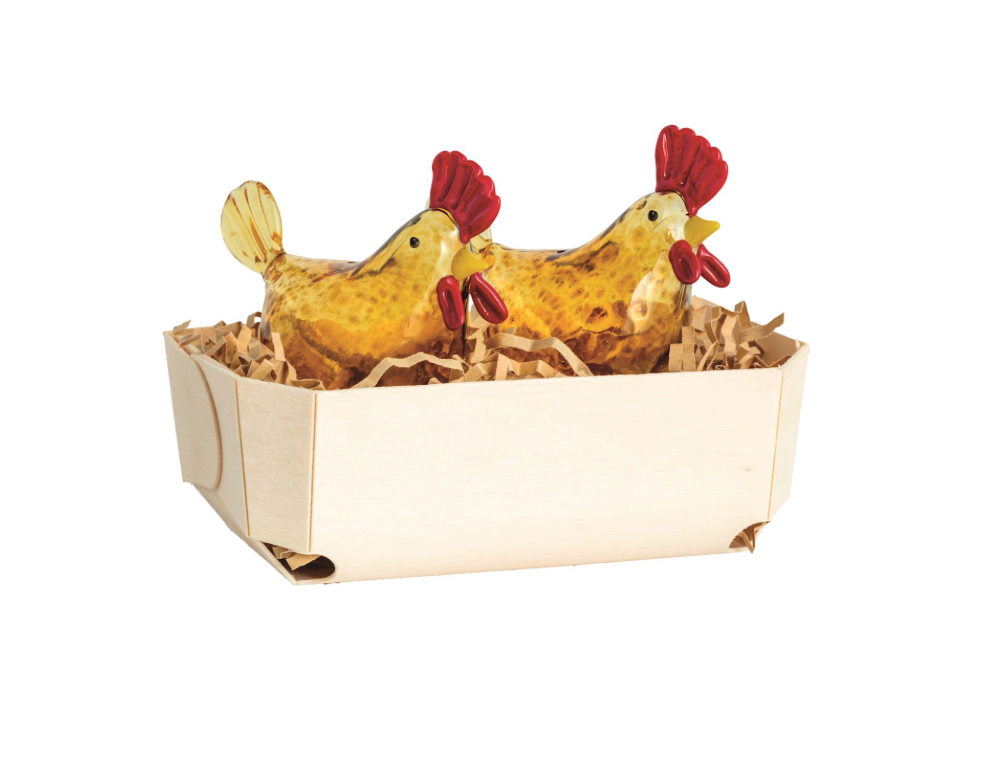 Tortoise Chicken Salt and Pepper Shakers