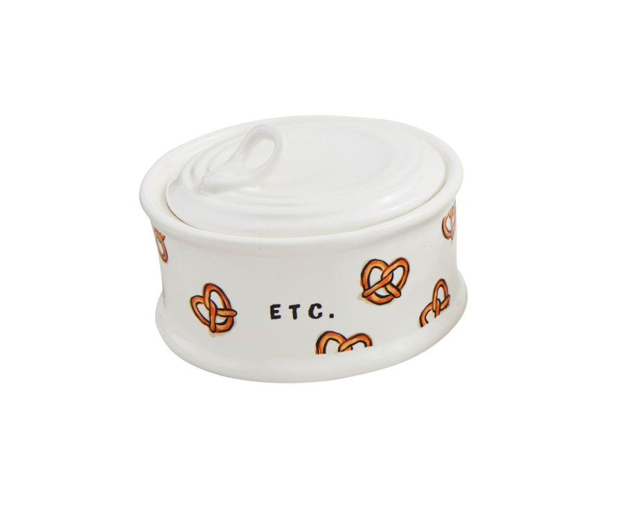 Stoneware Tin Can Dish