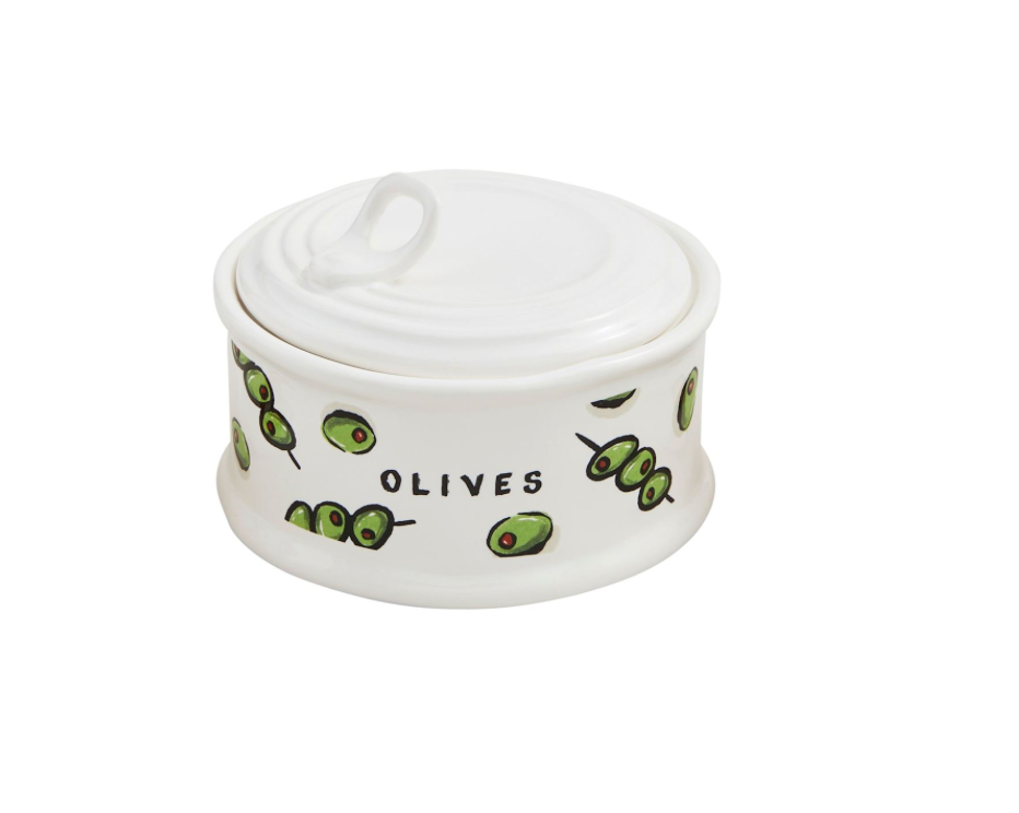 Stoneware Tin Can Dish