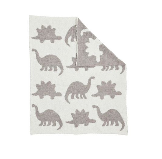 Dino Chenille Blanket