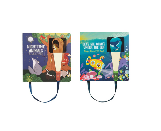 Under The Sea or Nighttime Animals Flashlight Book
