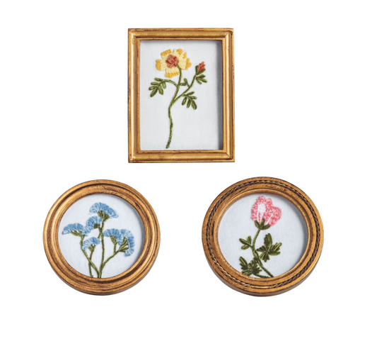 Embroidered Wooden Frame