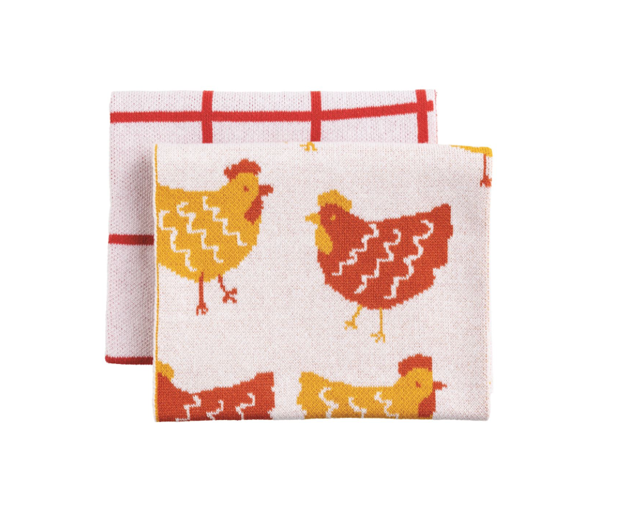 Farm Animal Knit Towels