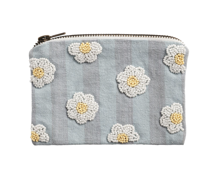 Floral Zipper Pouch