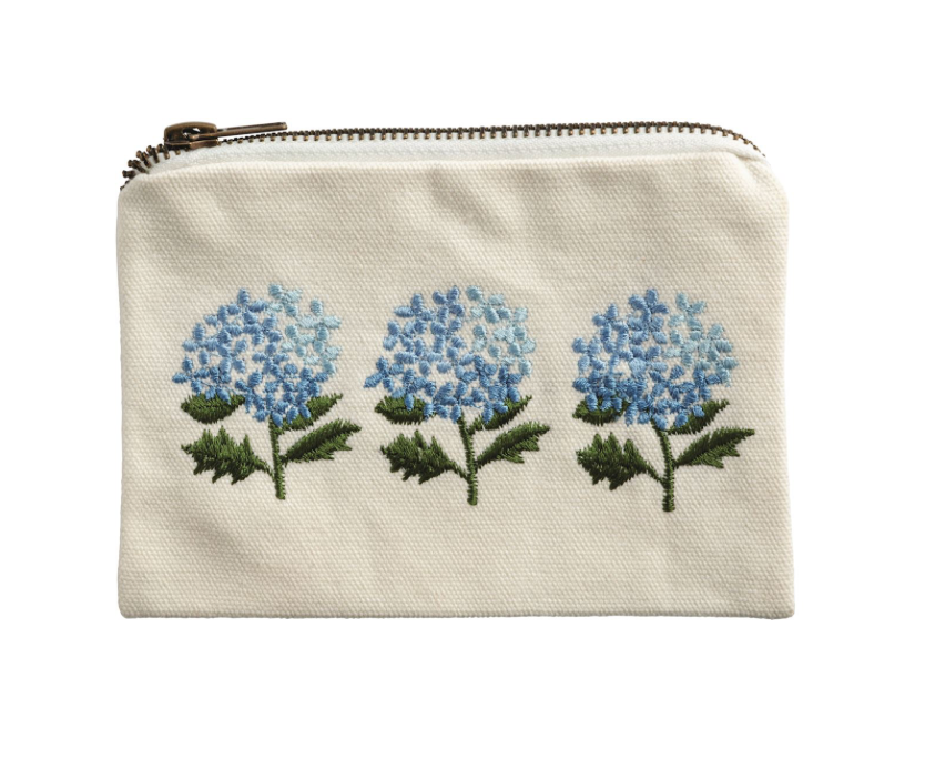 Floral Zipper Pouch