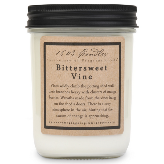 1803 Candle - Bittersweet Vine - 14 oz. Glass Jar
