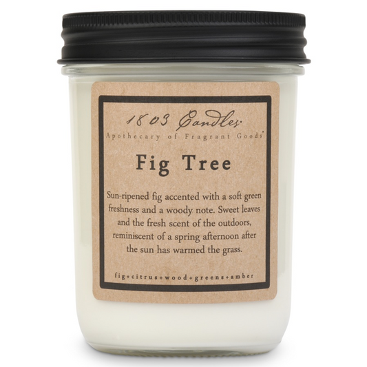 1803 Candle - Fig Tree - 14 oz. Glass Jar