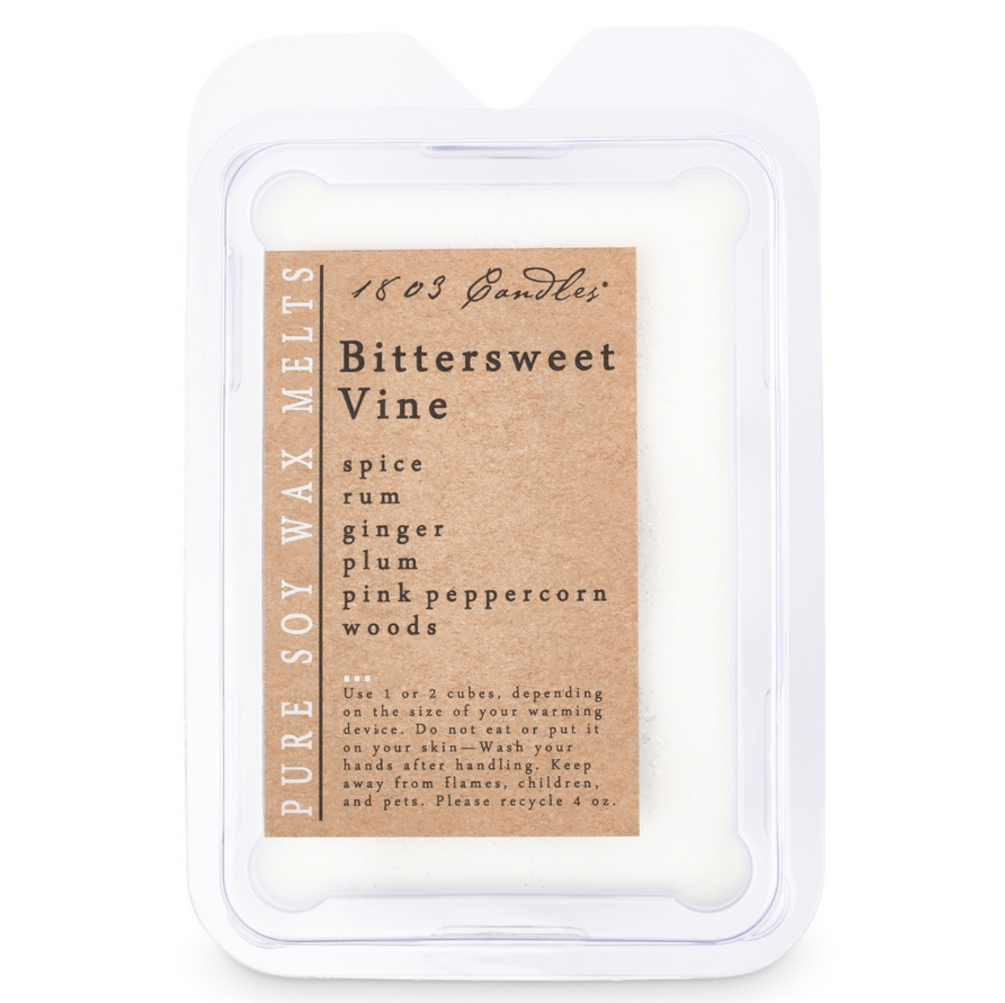1803 Wax Melters - 4 oz. Pure Soy Wax - Bittersweet Vine