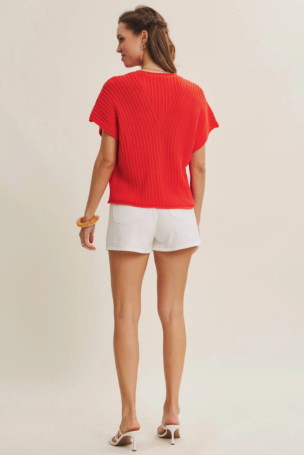 Knit Ruched Sweater