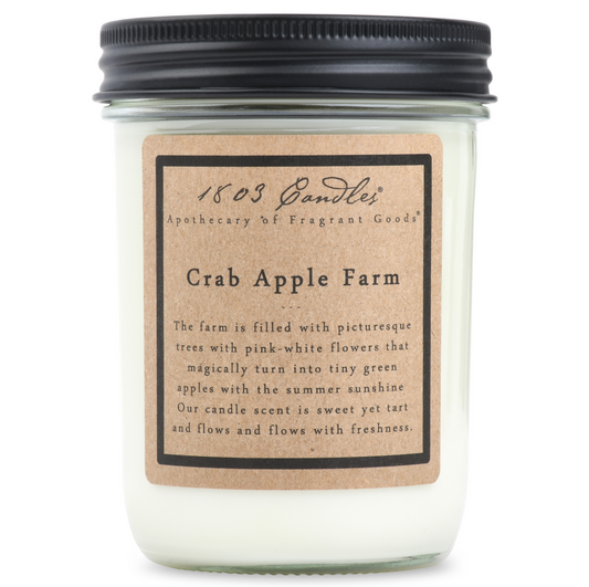 1803 Candle - Crab Apple Farm - 14 oz. Glass Jar