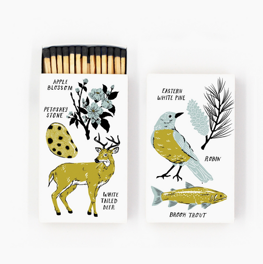 Michigan Symbols Extra-Long 4" Matches