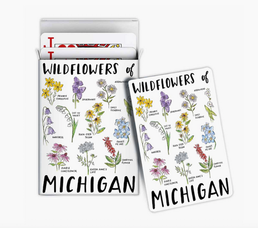 Wildflowers of Michigan Playing Cards