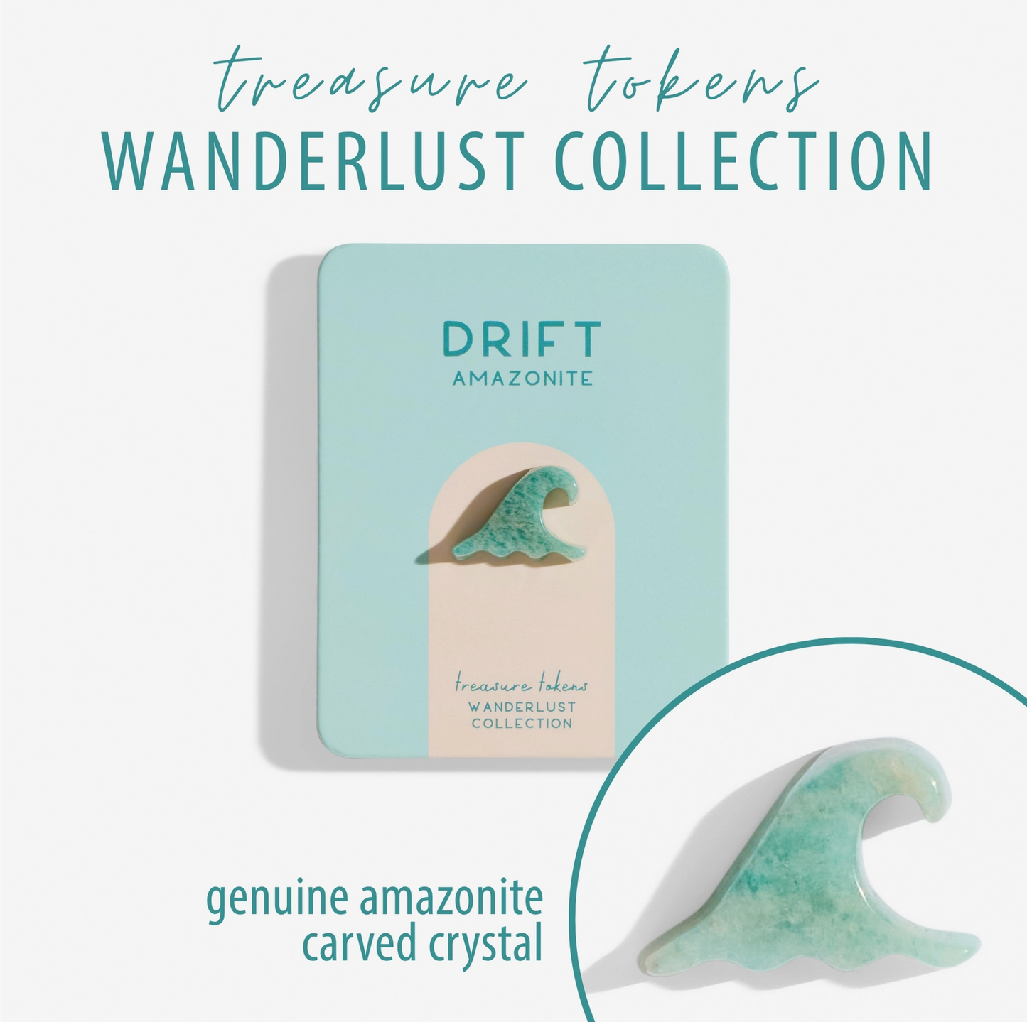 Treasure Tokens: Amazonite Crystal Wave