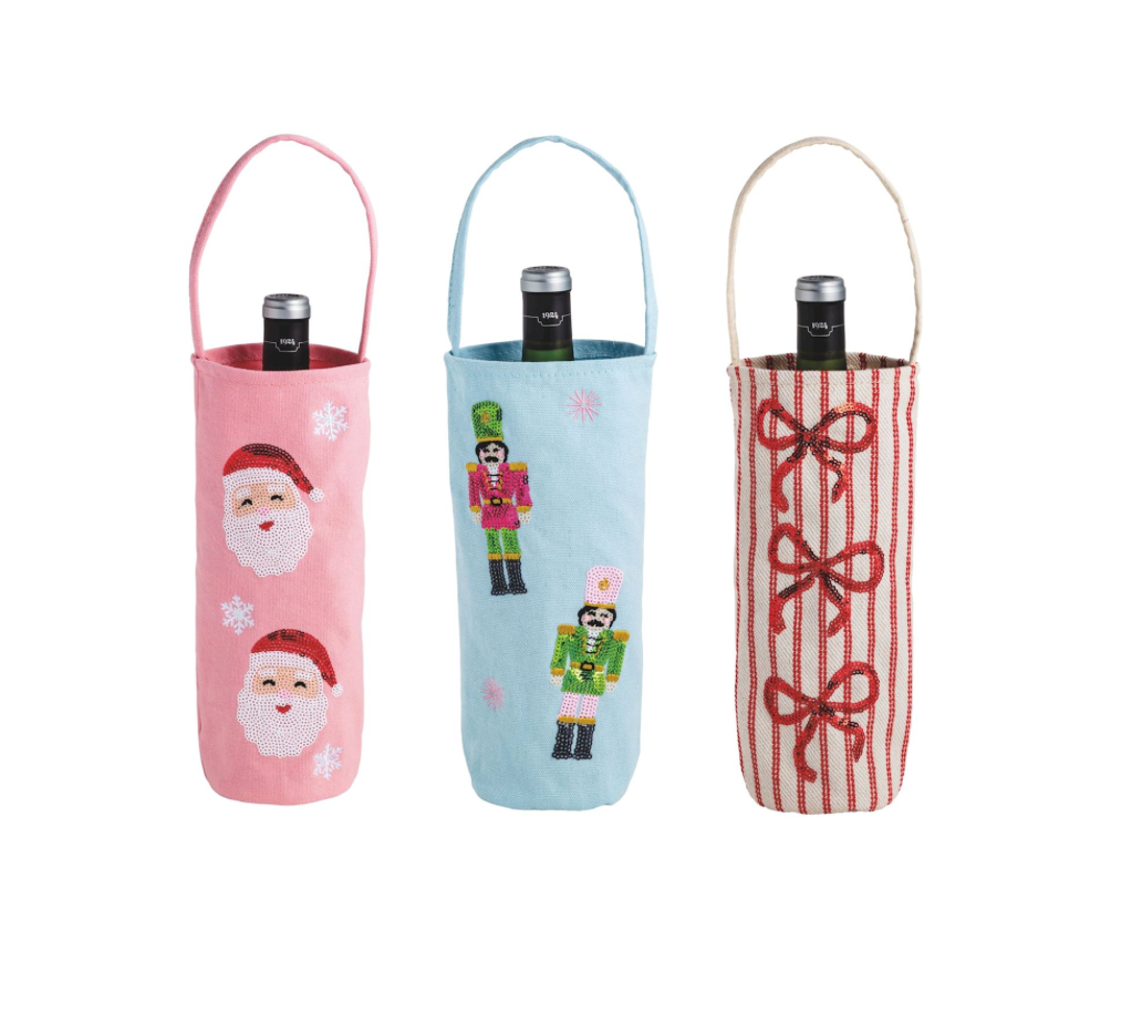 Sequin Wine Bags
