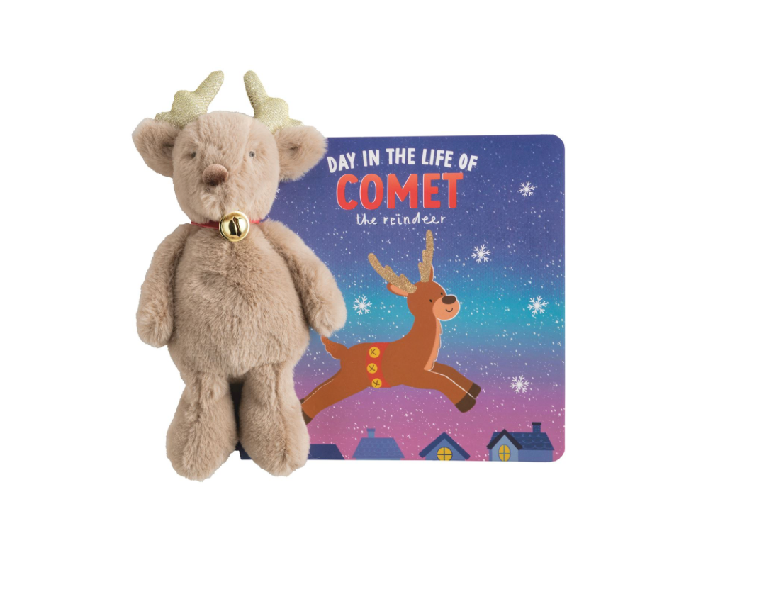 Reindeer Story Book With Plush Toy