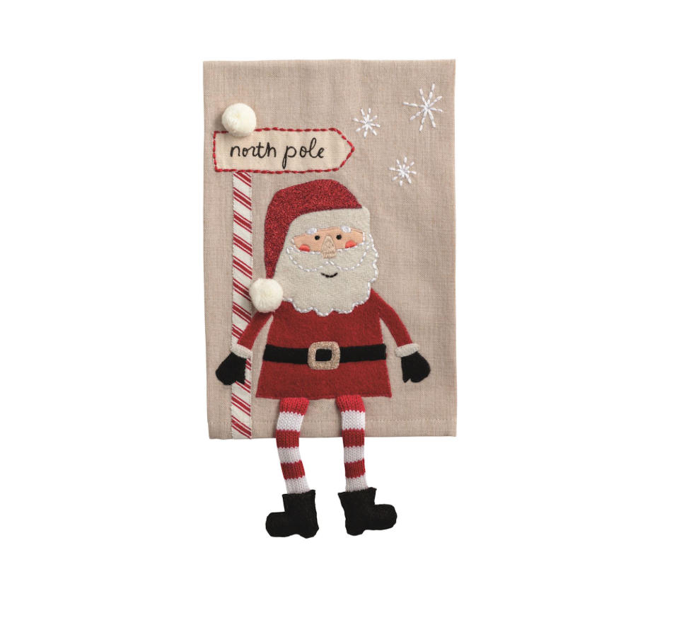 Christmas Dangle Leg Towel
