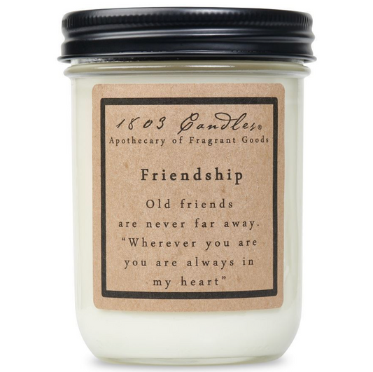 1803 Candle - Friendship - 14 oz. Glass Jar