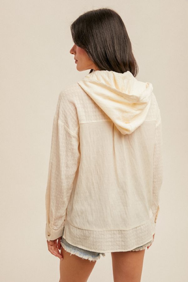 Button Down Hoodie