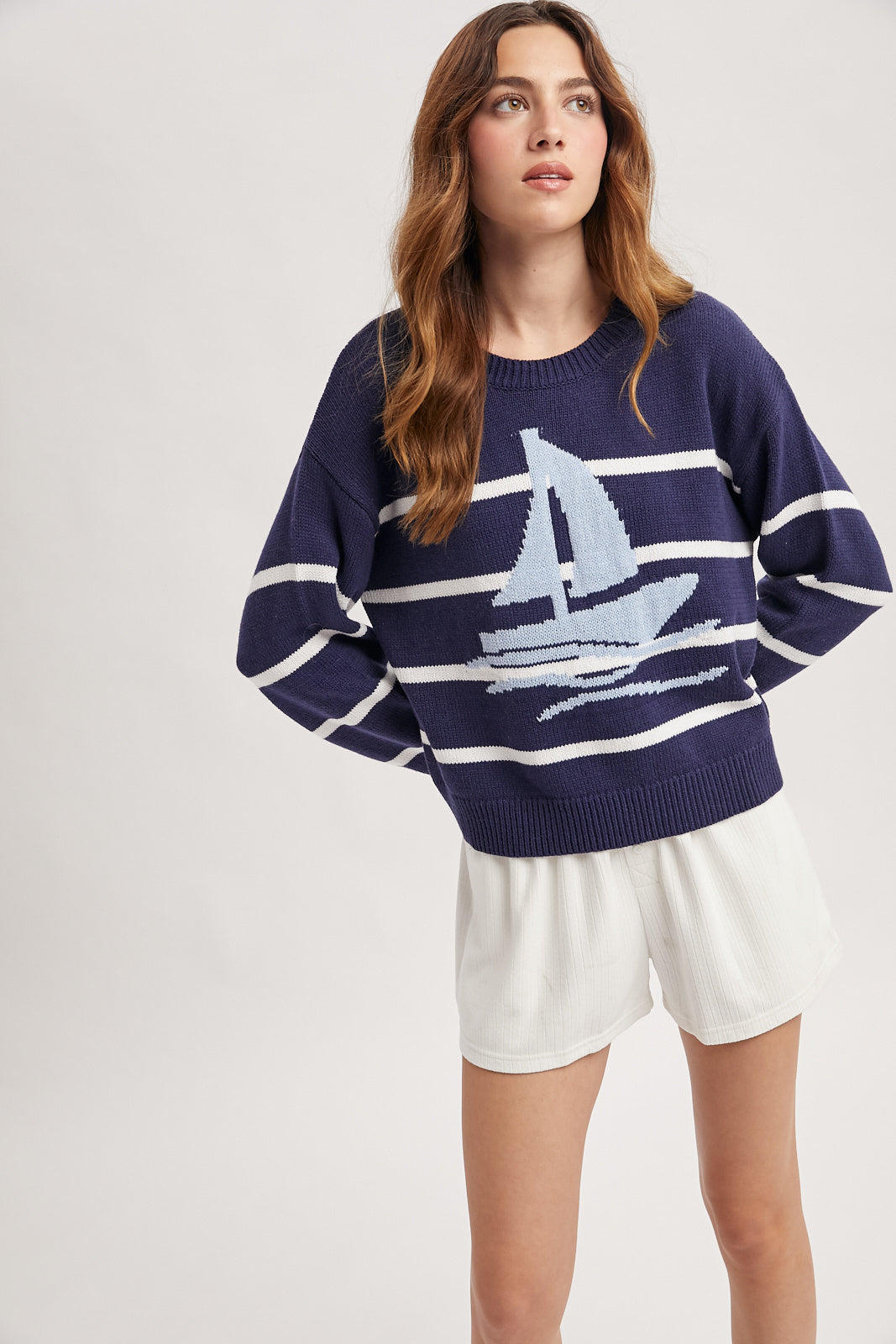Sailboat Striped Sweater