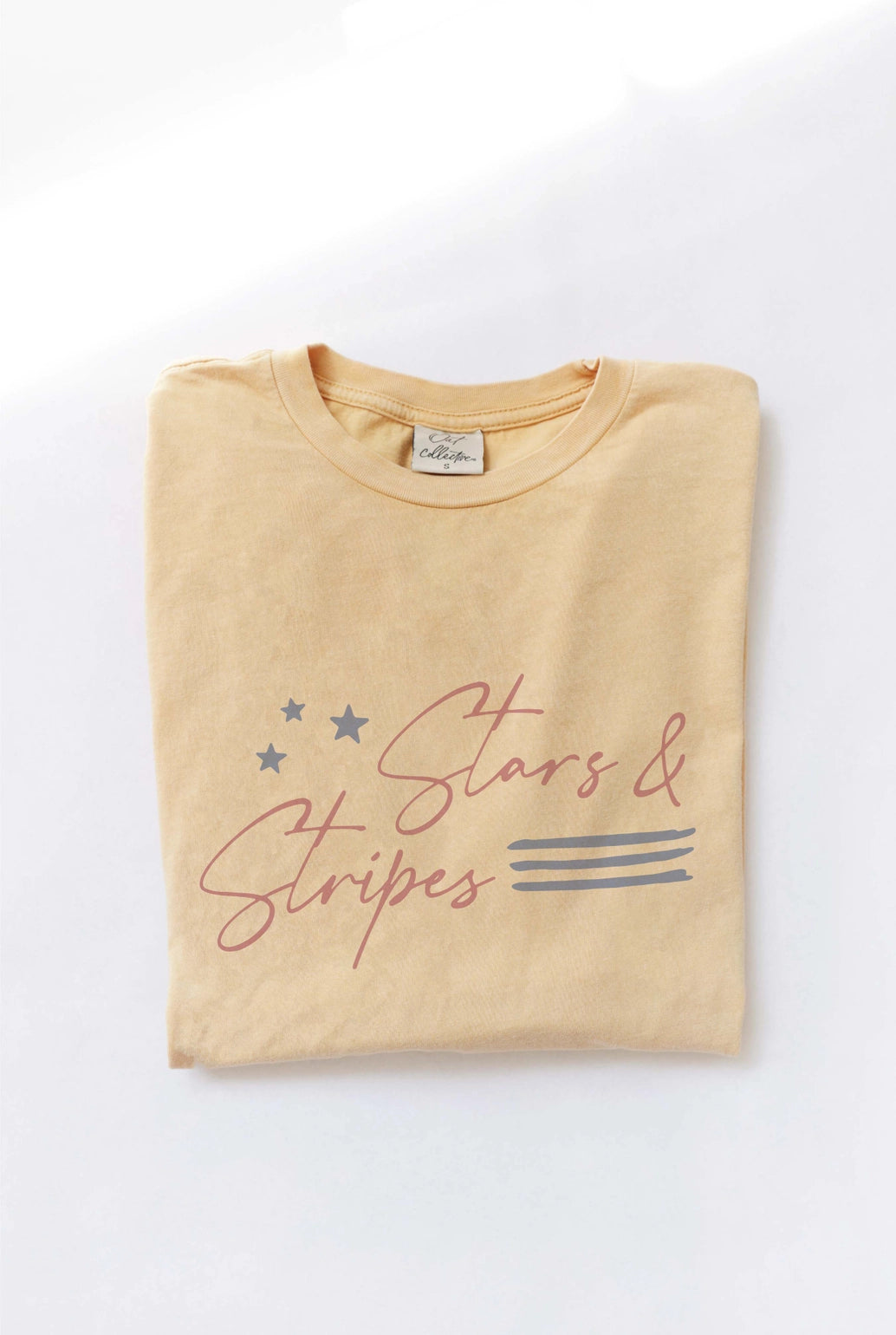 Stars and Stripes Mineral Washed Graphic Top