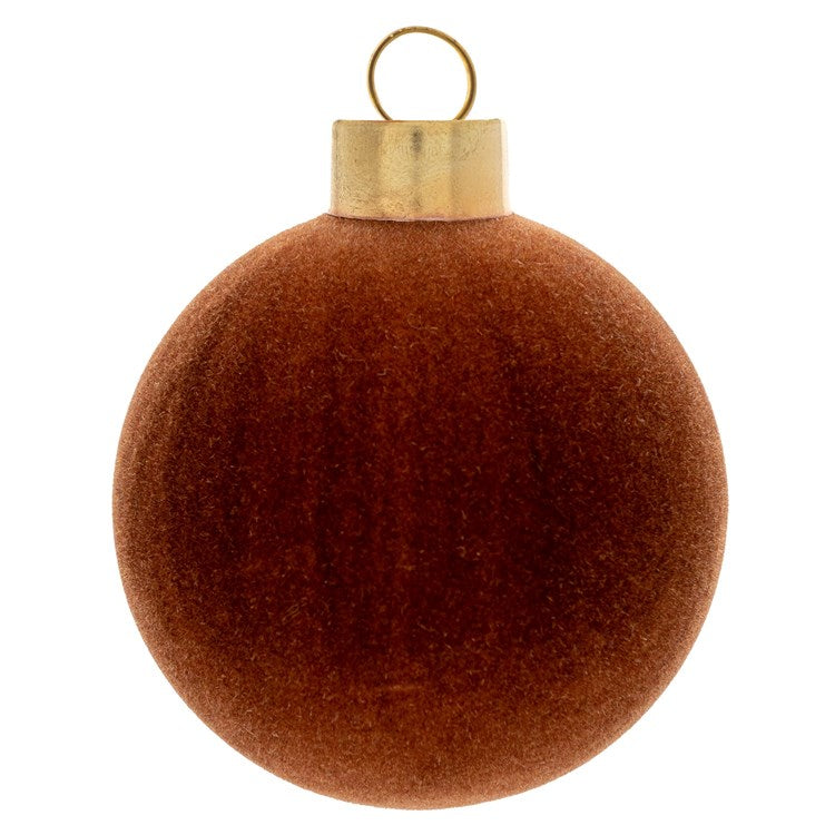 Brown Felted Ornament