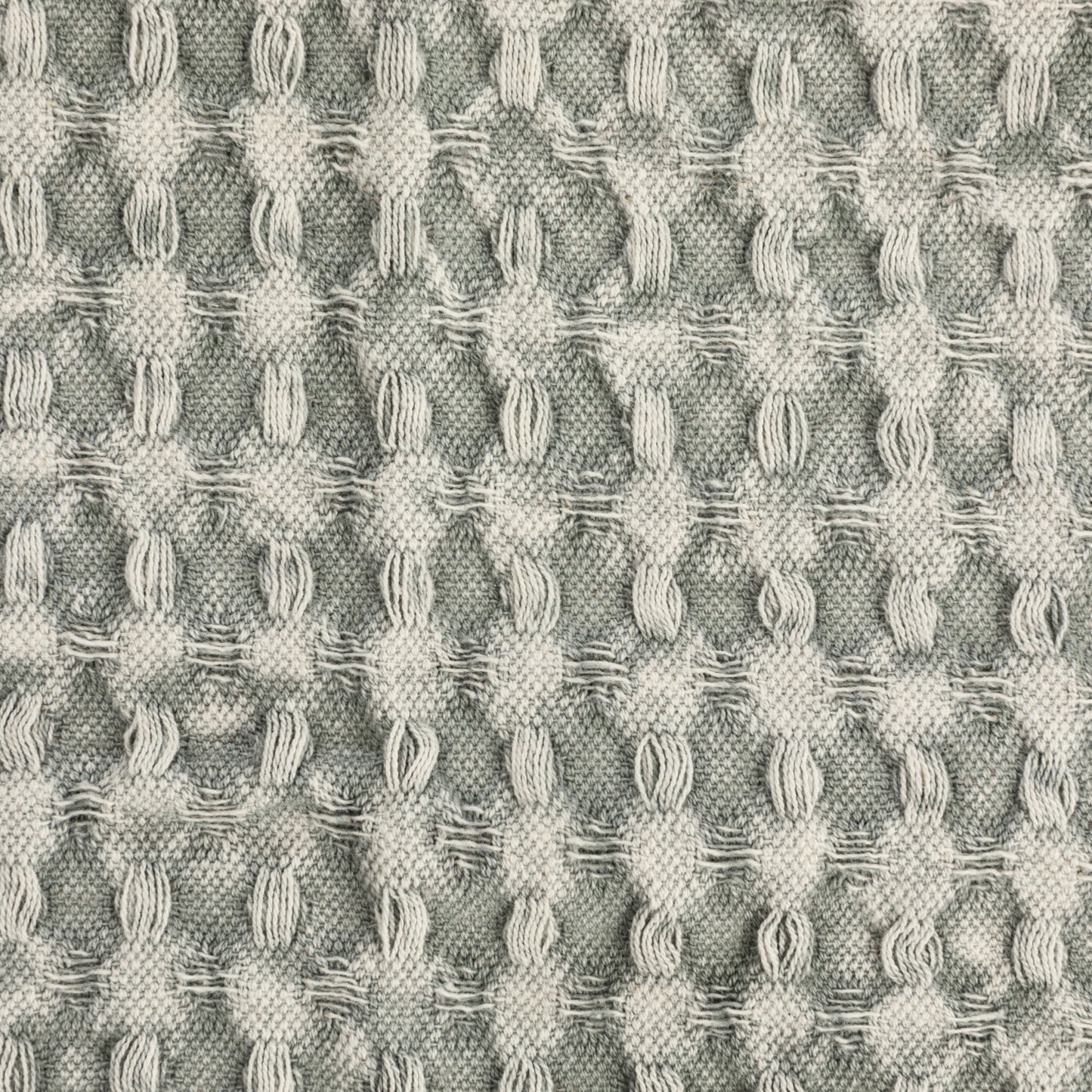 Stonewashed Cotton Waffle Weave Tea Towel - Blue