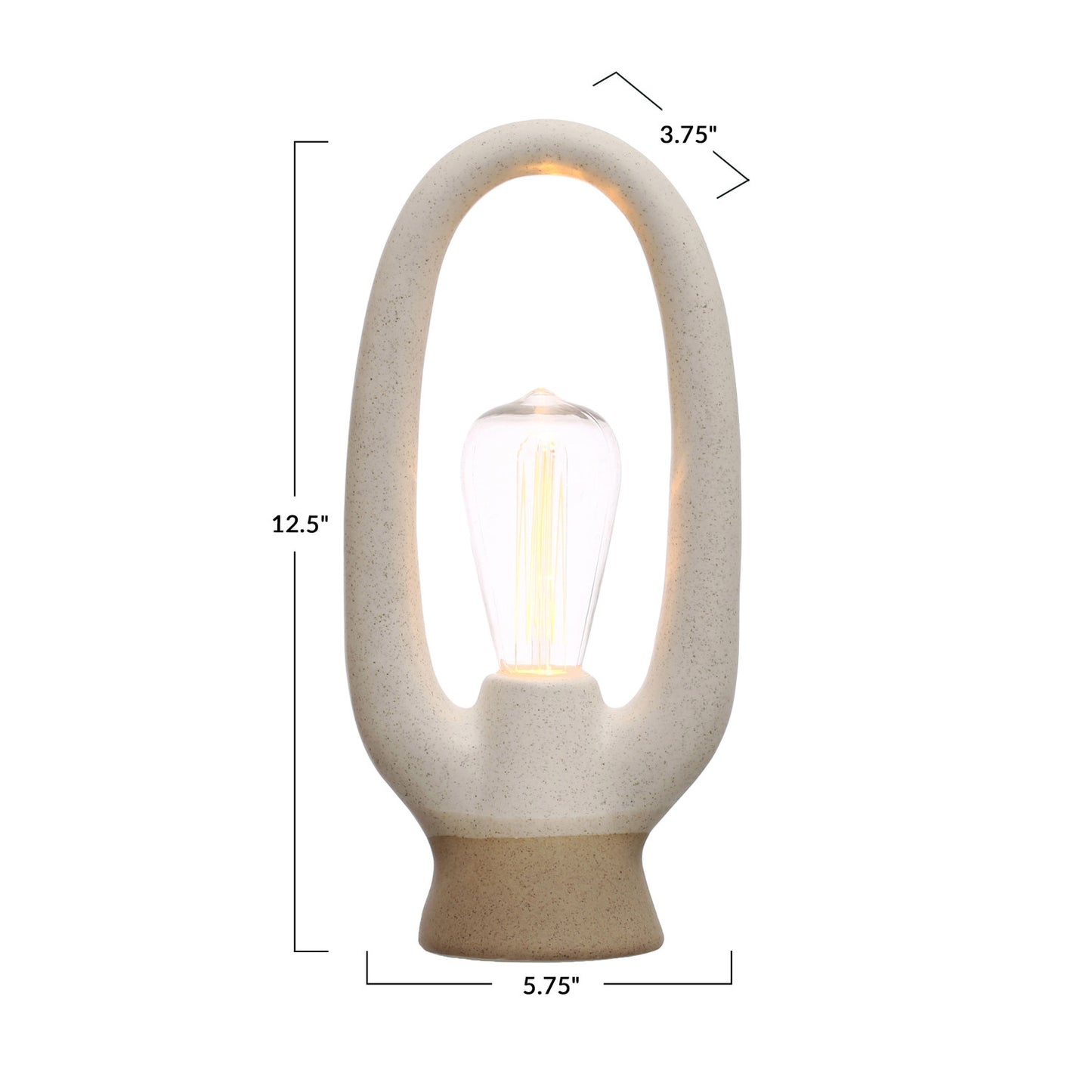 Stoneware LED Table Lamp