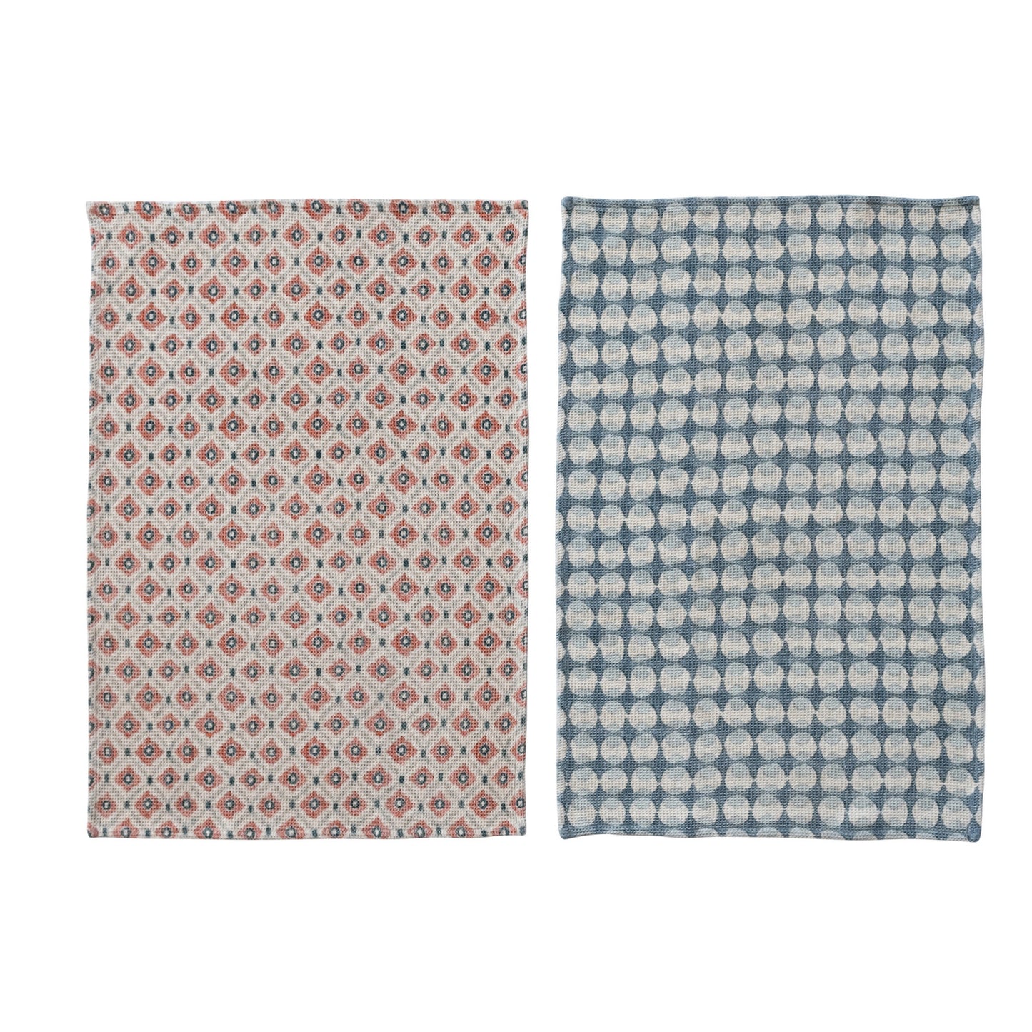Cotton Waffle Weave Printed Kitchen Towel