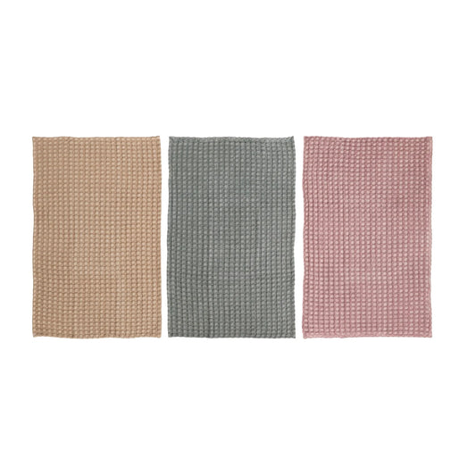 Oversized Stonewashed Cotton Waffle Weave Tea Towel