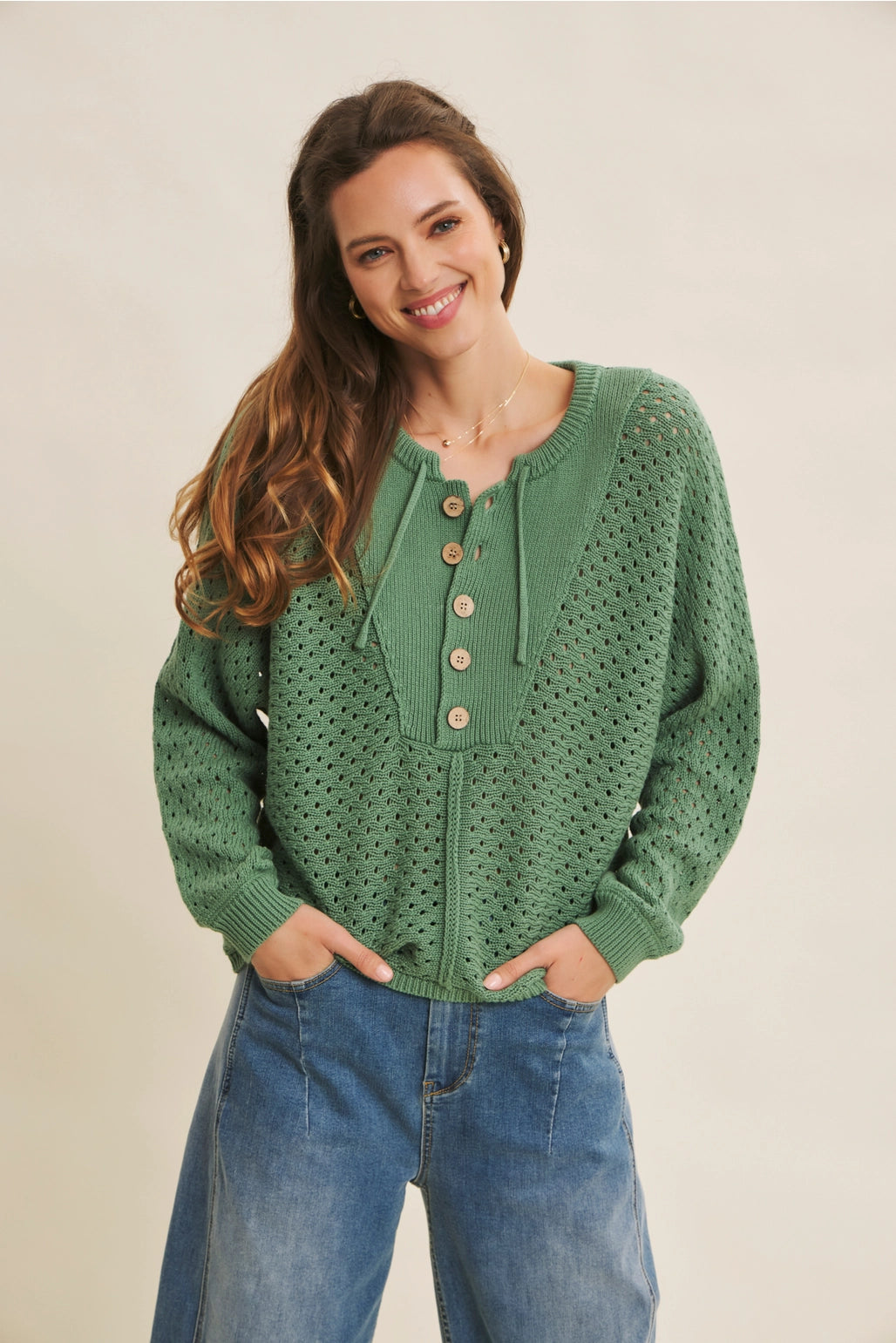 Oversized Textured Pullover Sweater