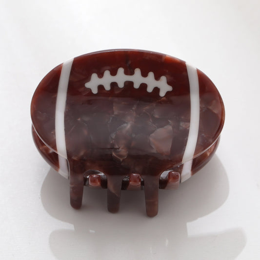 Mini Football Claw Clip
