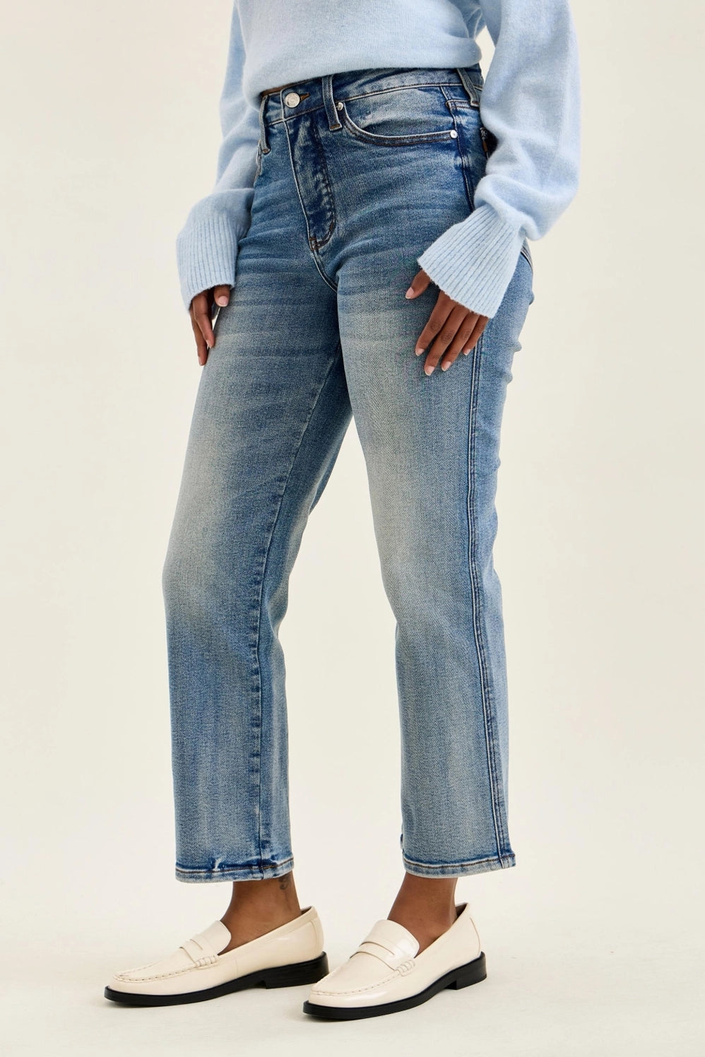 High Waist Straight Judy Blue Jeans