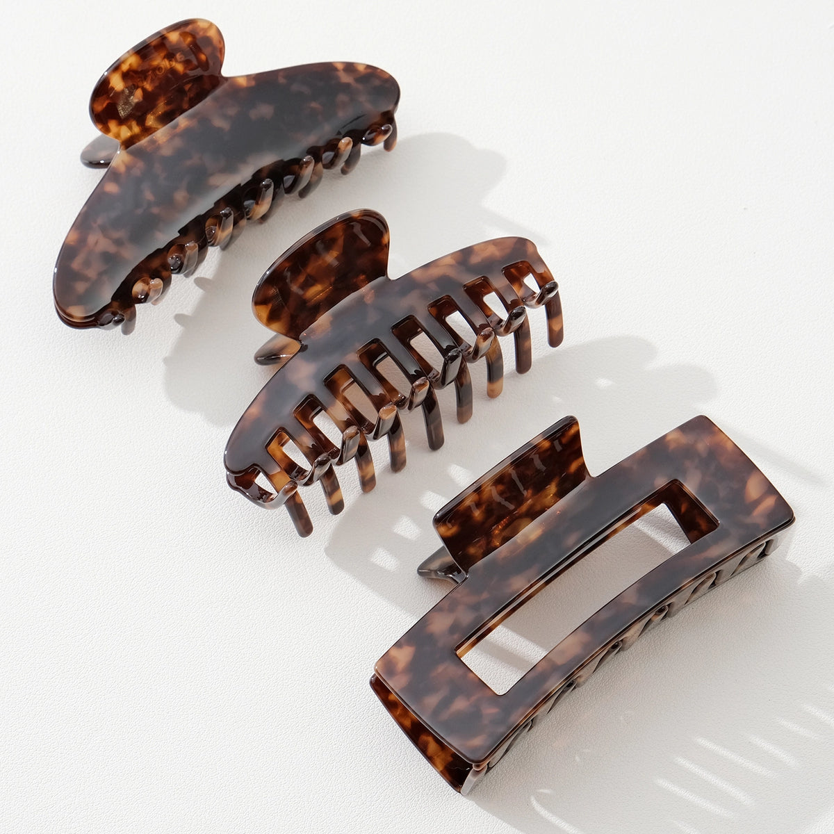 Deep Tortoise Claw Clips